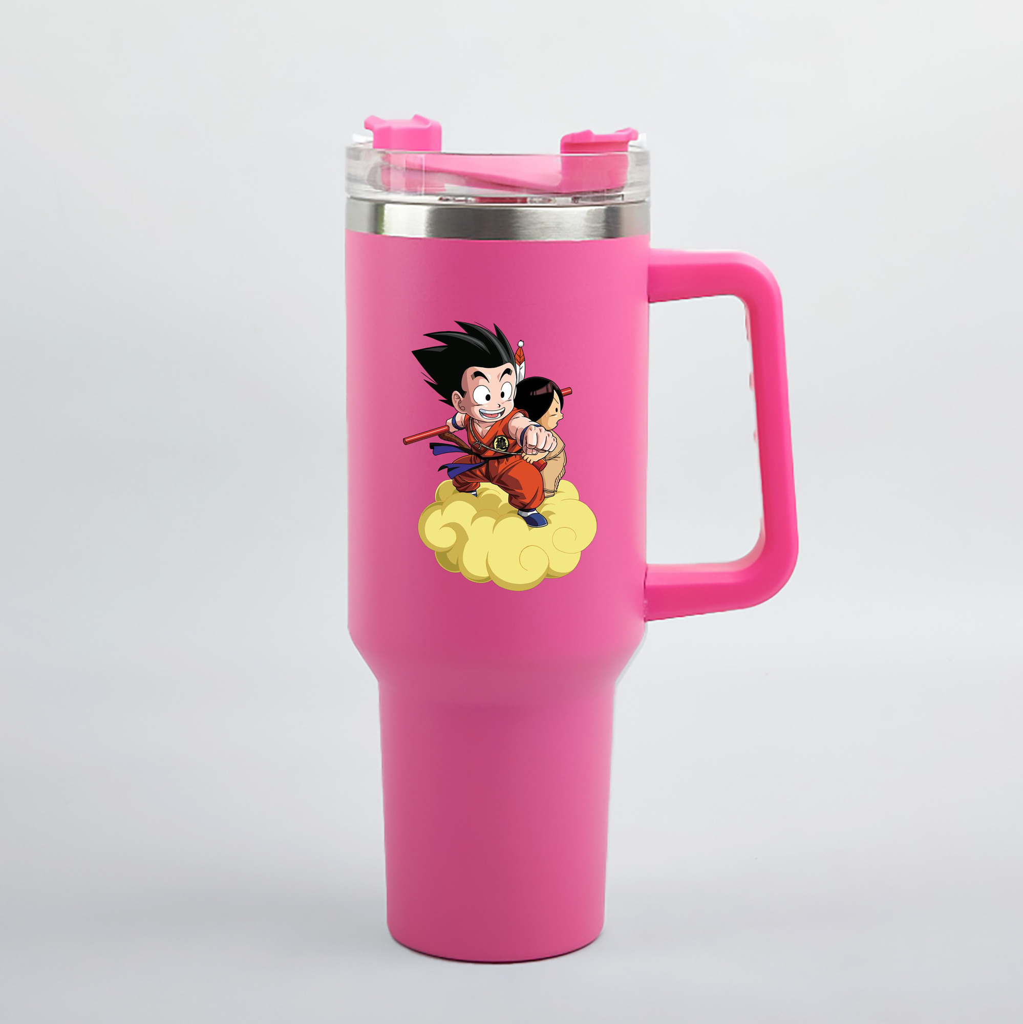 （画像用） ドラゴンボール 孫悟空（そん ごくう）Son Goku カカロット DRAGON BALL Kakarotto 1200mL車用タンブラー（カラープリント）